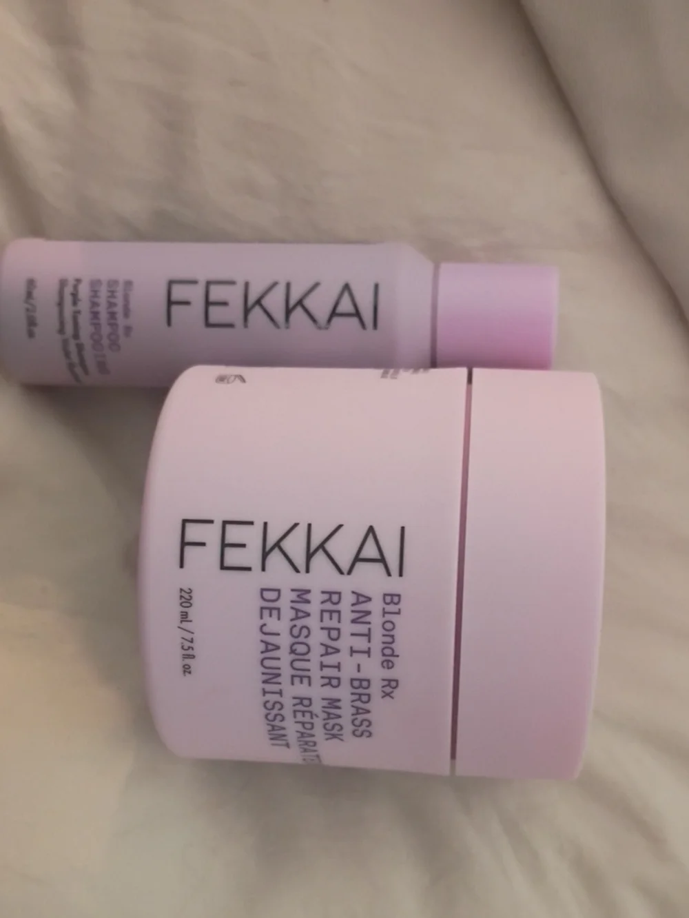 FEKKAI Blonde RX Anti-Brass Repair Mask & Shampoo - Bundle